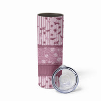 Hawaii Christmas In July Skinny Tumbler Dusty Pink Mele Kalikimaka Sea Animals DT05 - Polynesian Pride
