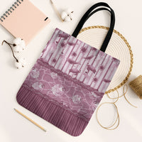 Hawaii Christmas In July Tote Bag Dusty Pink Mele Kalikimaka Sea Animals DT05 Black Strap One Size Pink - Polynesian Pride
