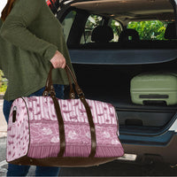 Hawaii Christmas In July Travel Bag Dusty Pink Mele Kalikimaka Sea Animals DT05 - Polynesian Pride