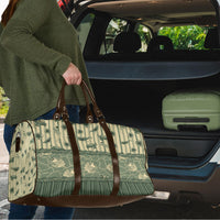 Hawaii Christmas In July Travel Bag Olive Green Mele Kalikimaka Sea Animals DT05 - Polynesian Pride