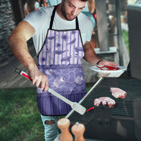 Hawaii Christmas In July Apron Amethyst Purple Mele Kalikimaka Sea Animals
