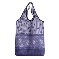 Hawaii Christmas In July Grocery Bag Amethyst Purple Mele Kalikimaka Sea Animals DT05 - Polynesian Pride