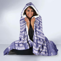 Hawaii Christmas In July Hooded Blanket Amethyst Purple Mele Kalikimaka Sea Animals DT05 - Polynesian Pride