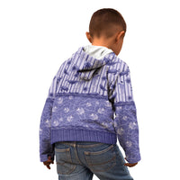 Hawaii Christmas In July Kid Hoodie Amethyst Purple Mele Kalikimaka Sea Animals DT05 - Polynesian Pride