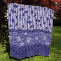 Hawaii Christmas In July Quilt Amethyst Purple Mele Kalikimaka Sea Animals