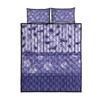 Hawaii Christmas In July Quilt Bed Set Amethyst Purple Mele Kalikimaka Sea Animals DT05 - Polynesian Pride