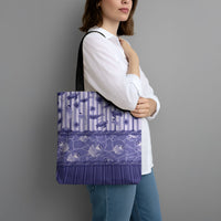 Hawaii Christmas In July Tote Bag Amethyst Purple Mele Kalikimaka Sea Animals DT05 - Polynesian Pride