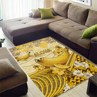 Hawaii Banana Seal Area Rug Ilio Holo I Ka Uaua Aloha DT05 - Polynesian Pride