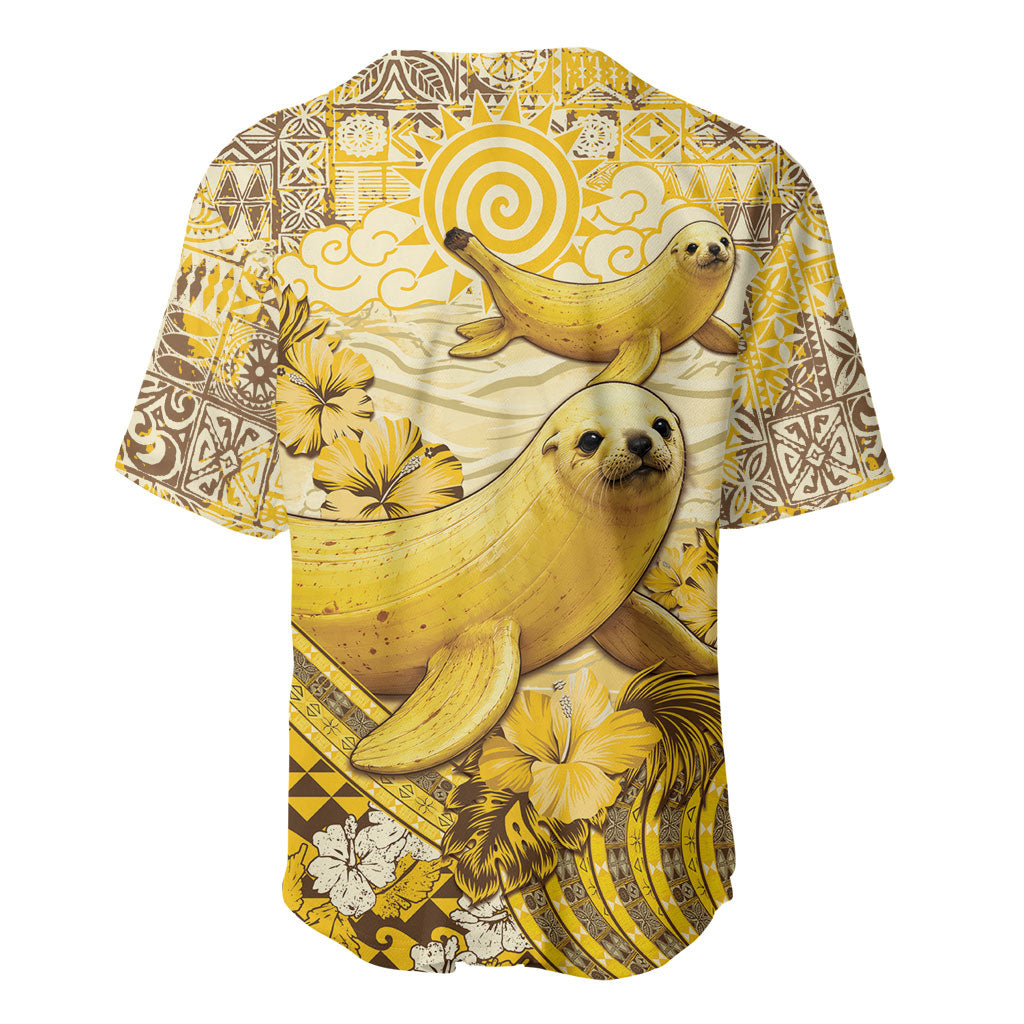 Hawaii Banana Seal Baseball Jersey Ilio Holo I Ka Uaua Aloha DT05 - Polynesian Pride