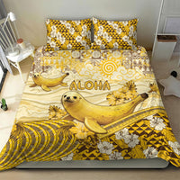 Hawaii Banana Seal Bedding Set Ilio Holo I Ka Uaua Aloha DT05 - Polynesian Pride