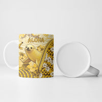 Hawaii Banana Seal Ceramic Mug Ilio Holo I Ka Uaua Aloha DT05 - Polynesian Pride