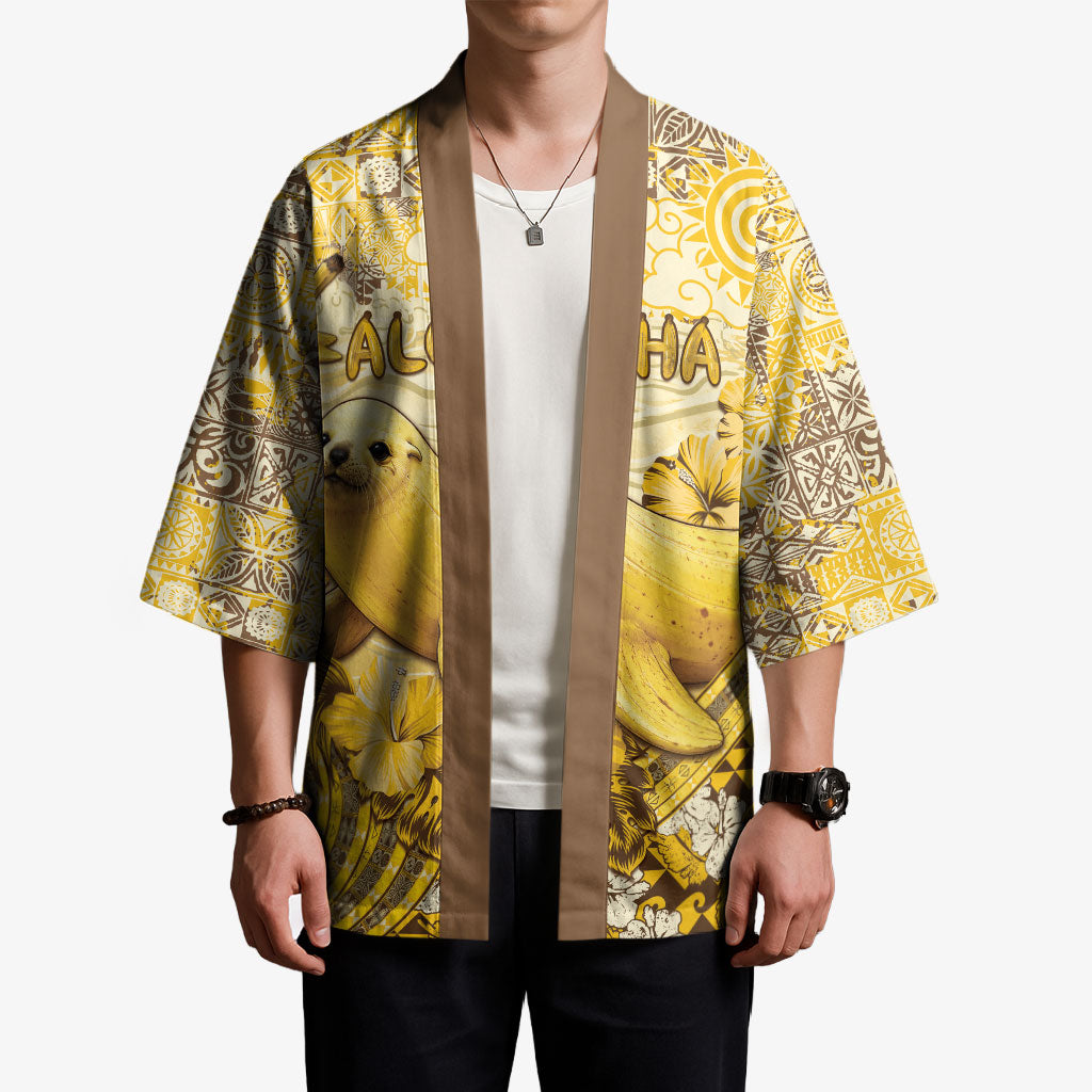Hawaii Banana Seal Kimono Ilio Holo I Ka Uaua Aloha DT05 - Polynesian Pride