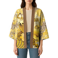 Hawaii Banana Seal Kimono Ilio Holo I Ka Uaua Aloha DT05 - Polynesian Pride