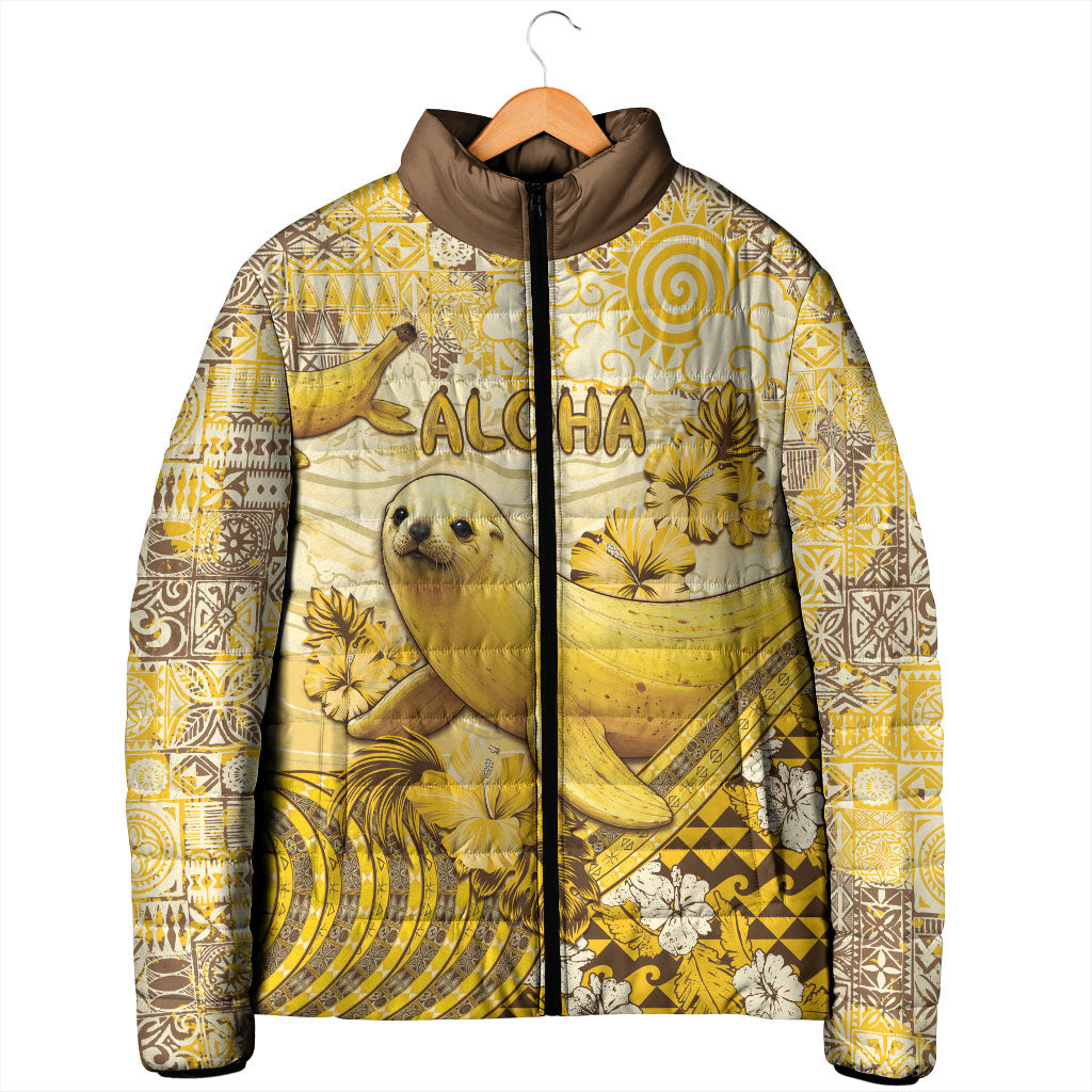 Hawaii Banana Seal Padded Jacket Ilio Holo I Ka Uaua Aloha DT05 - Polynesian Pride
