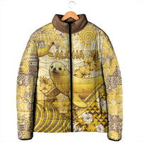 Hawaii Banana Seal Padded Jacket Ilio Holo I Ka Uaua Aloha DT05 - Polynesian Pride