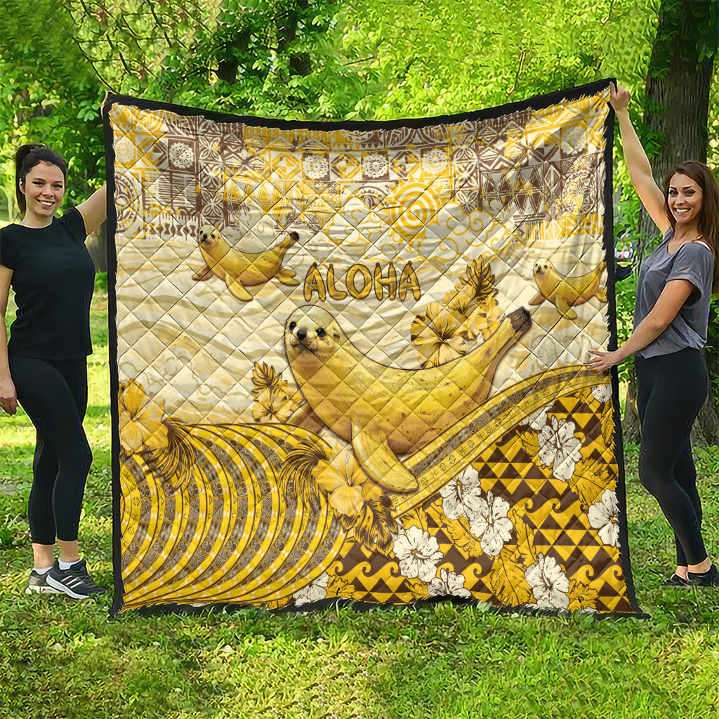 Hawaii Banana Seal Quilt Ilio Holo I Ka Uaua Aloha DT05 - Polynesian Pride