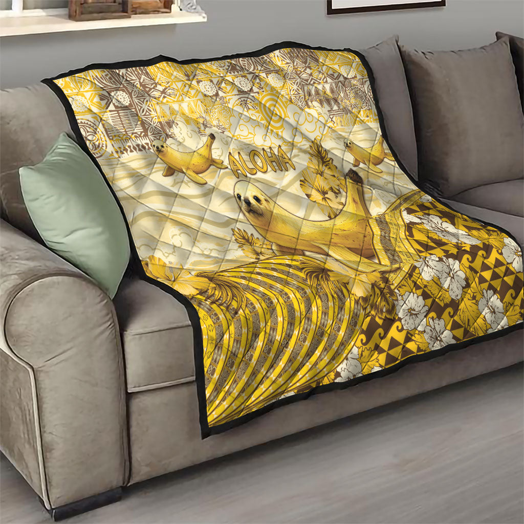 Hawaii Banana Seal Quilt Ilio Holo I Ka Uaua Aloha DT05 - Polynesian Pride