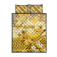 Hawaii Banana Seal Quilt Bed Set Ilio Holo I Ka Uaua Aloha DT05 - Polynesian Pride