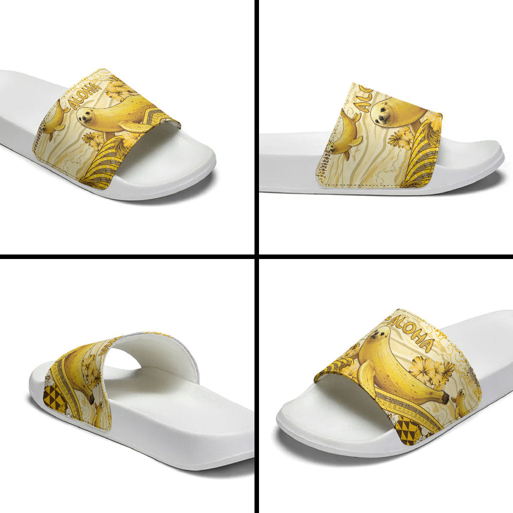 Hawaii Banana Seal Slide Sandals Ilio Holo I Ka Uaua Aloha DT05 - Polynesian Pride