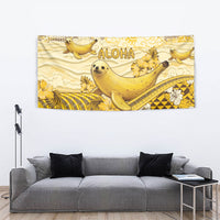 Hawaii Banana Seal Tapestry Ilio Holo I Ka Uaua Aloha DT05 - Polynesian Pride