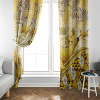 Hawaii Banana Seal Window Curtain Ilio Holo I Ka Uaua Aloha DT05 - Polynesian Pride
