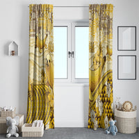 Hawaii Banana Seal Window Curtain Ilio Holo I Ka Uaua Aloha DT05 - Polynesian Pride
