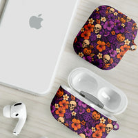 Hawaii Halloween AirPods Case Skeleton Pumpkin Hawaiian Flower Tribal DT05 - Polynesian Pride
