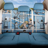 Argentina Football Back Car Seat Cover Goat Comic Style Sun Of May