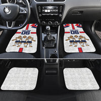 Custom England Football Car Mats Three Lions Trophy St George Cross