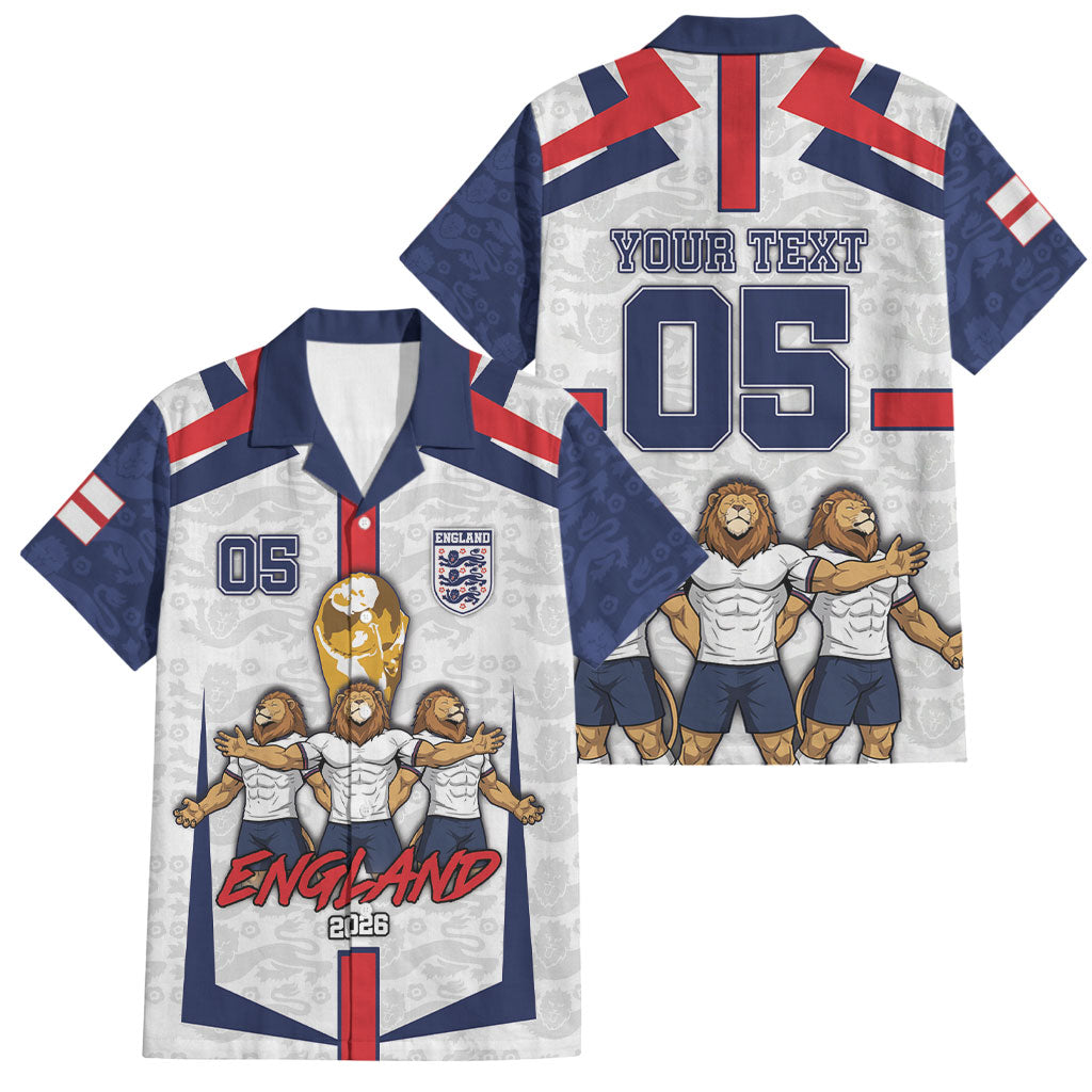 Custom England Football Family Matching Summer Maxi Dress and Hawaiian Shirt Three Lions Trophy St George Cross