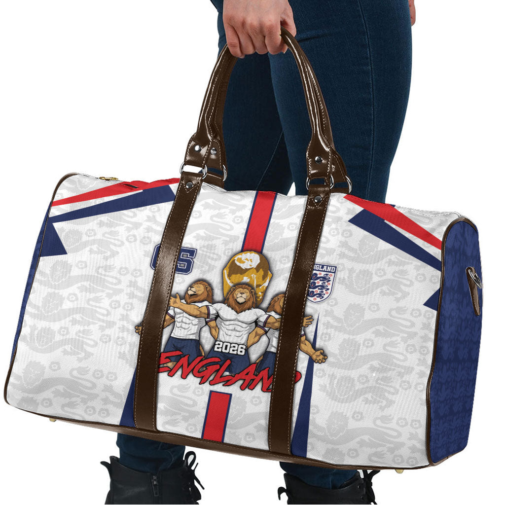 Custom England Football Travel Bag Three Lions Trophy St George Cross