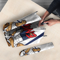 Custom England Football Umbrella Three Lions Trophy St George Cross