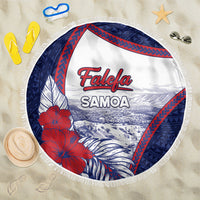 Falefa Samoa Village Beach Blanket Valley Polynesian Tribal Hibiscus Floral