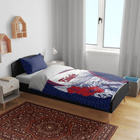 Falefa Samoa Village Bedding Set Valley Polynesian Tribal Hibiscus Floral