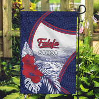 Falefa Samoa Village Garden Flag Valley Polynesian Tribal Hibiscus Floral