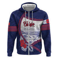 Personalised Falefa Samoa Village Hoodie Valley Polynesian Tribal Hibiscus Floral