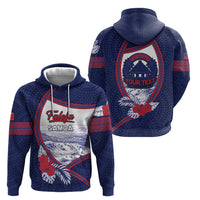 Personalised Falefa Samoa Village Hoodie Valley Polynesian Tribal Hibiscus Floral
