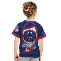 Personalised Falefa Samoa Village Kid T Shirt Valley Polynesian Tribal Hibiscus Floral