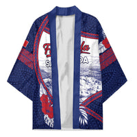 Personalised Falefa Samoa Village Kimono Valley Polynesian Tribal Hibiscus Floral
