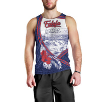Personalised Falefa Samoa Village Men Tank Top Valley Polynesian Tribal Hibiscus Floral