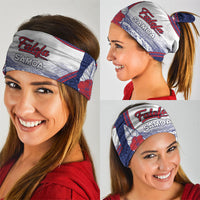 Falefa Samoa Village Neck Gaiter Valley Polynesian Tribal Hibiscus Floral