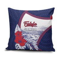 Falefa Samoa Village Pillow Cover Valley Polynesian Tribal Hibiscus Floral