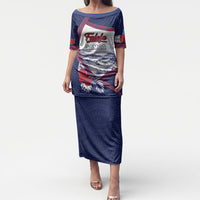 Personalised Falefa Samoa Village Puletasi Valley Polynesian Tribal Hibiscus Floral