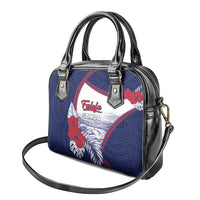 Falefa Samoa Village Shoulder Handbag Valley Polynesian Tribal Hibiscus Floral