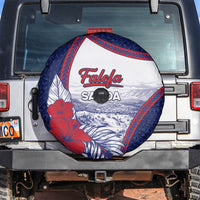 Falefa Samoa Village Spare Tire Cover Valley Polynesian Tribal Hibiscus Floral