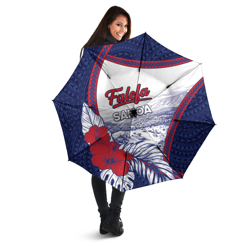 Falefa Samoa Village Umbrella Valley Polynesian Tribal Hibiscus Floral