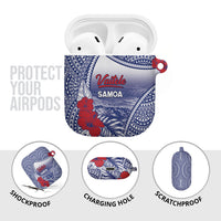 Vaitele Samoa Village AirPods Case Falefa Valley Polynesian Tribal Hibiscus Floral