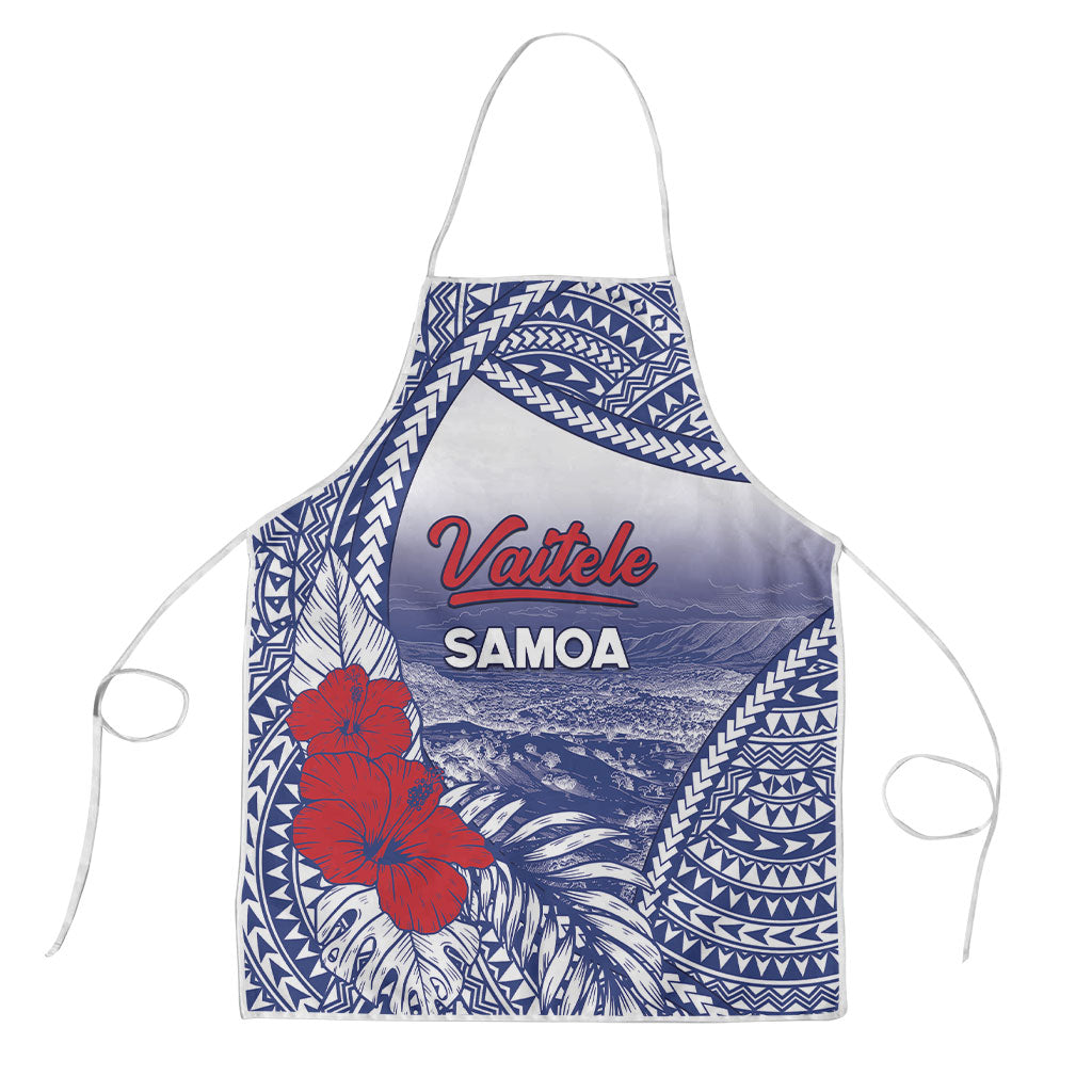 Vaitele Samoa Village Apron Falefa Valley Polynesian Tribal Hibiscus Floral