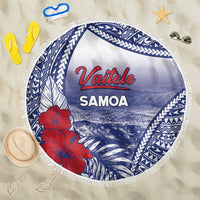 Vaitele Samoa Village Beach Blanket Falefa Valley Polynesian Tribal Hibiscus Floral
