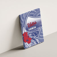 Vaitele Samoa Village Canvas Wall Art Falefa Valley Polynesian Tribal Hibiscus Floral
